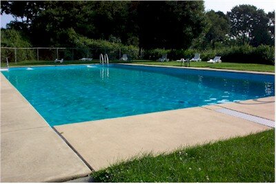 swimming pool at the Jesuit Center